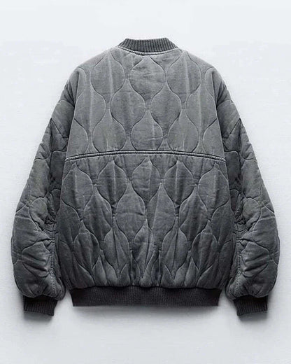 Selvia | Pikowana Kurtka Bomber