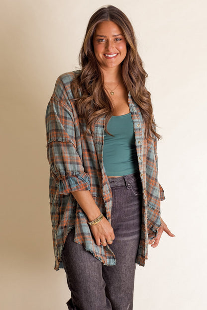 ROSIE™ | BLUZKA FLANELOWA