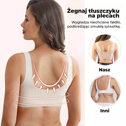 Klara | Biustonosz bez fiszbin z zapięciem z przodu